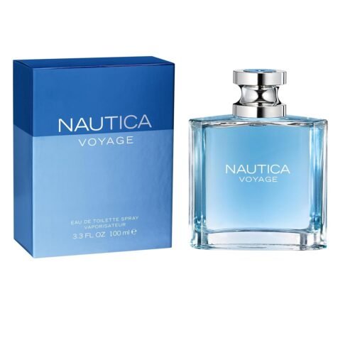 Nautica Voyage Eau De Toilette, Cologne and Fragrance For Men, Fresh, Romantic, Fruity Scent Woody, Aquatic Notes of Apple, Water Lotus, Cedarwood, and Musk Ideal Day Wear, Long Lasting 3.3Fl oz - Image 3
