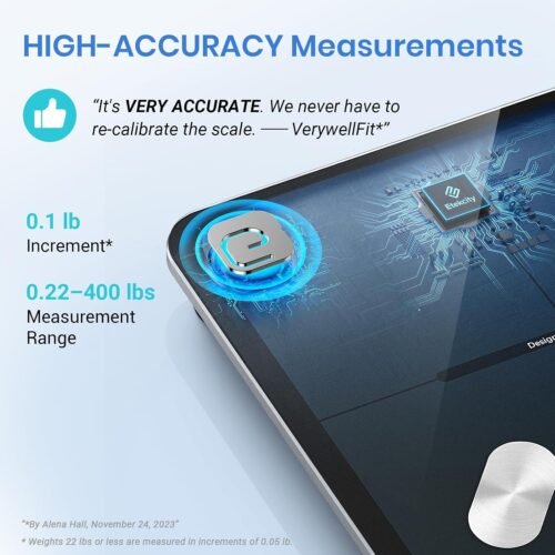 Etekcity Smart Scale for Body Weight, Bathroom Digital Weighing Scale with BMI, Body Fat, Muscle Mass, Accurate Bluetooth Home User Health Equipment Sync Apps - Image 3