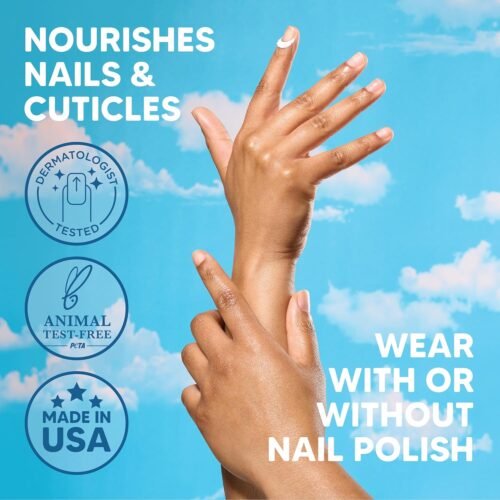 Onyx Professional Hard as Hoof Nail Strengthening Cream with Coconut Scent, Nail Growth & Conditioning Cuticle Cream Stops Splits, Chips, Cracks & Strengthens Nails, 1 oz - Image 6
