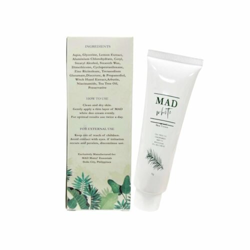 MAD WHITE Underarm Deo Cream with Tea Tree Oil & Niacinamide, 30g - Alcohol-Free, Paraben-Free, and Cruelty-Free Formula - Image 3