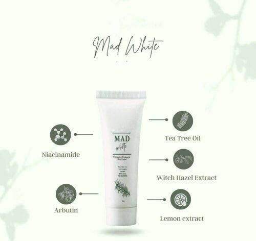 MAD WHITE Underarm Deo Cream with Tea Tree Oil & Niacinamide, 30g - Alcohol-Free, Paraben-Free, and Cruelty-Free Formula - Image 4