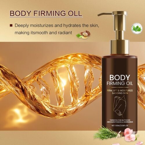 Magic Body Firming Oil with Vitamin E & Rosehip,Skin Tightening Oil for Thighs, Buttocks, Arms | Improves Elasticity | Fast-Absorbing, 1Pcs - Image 3