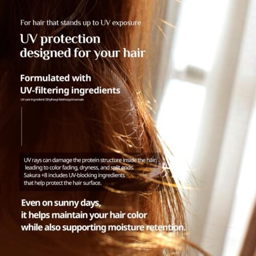 BnD Blooming SAKURA Argan＆Collagen Hair Oil 80ml/2.7 fl oz Leave-in Treatment Lightweight Hair Oil for Dry and Frizzy Hair Smooth Finish Floral Scent Non-Greasy Hair Care Korean Beauty - Image 7