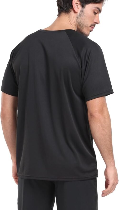 1/5 Pack Running Shirts Men Sport Tops Dry Fit Gym Wicking Athletic T Shirts Breathable Cool Workout Shirts - Image 3