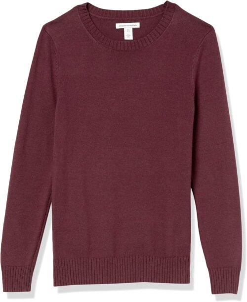 Amazon Essentials Women's Crewneck Sweater, 100% Cotton, Plus Size Available - Image 7