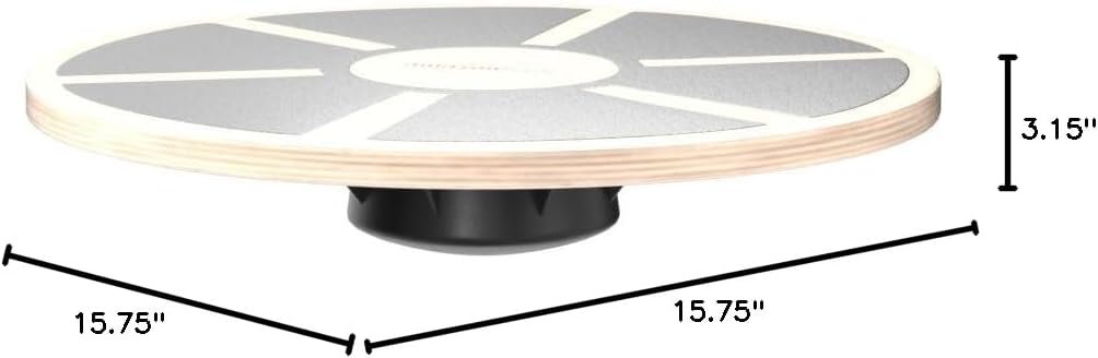 Amazon Basics Wood Wobble Balance Trainer Board - Image 3