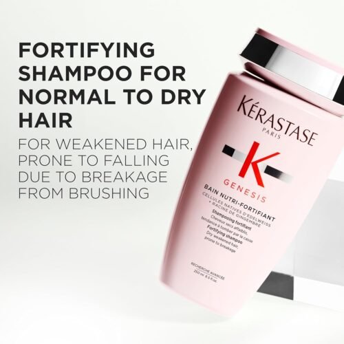 Kerastase Genesis Strengthening Nutri-Fortifiant Shampoo - For Weak or Damaged Hair, Detangles & Hydrates, For Normal to Dry Hair - Image 3