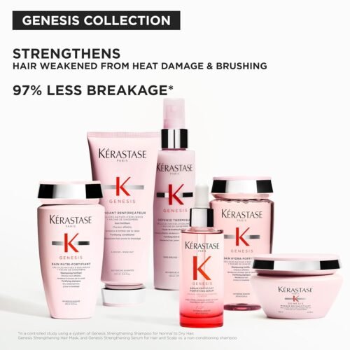 Kerastase Genesis Strengthening Nutri-Fortifiant Shampoo - For Weak or Damaged Hair, Detangles & Hydrates, For Normal to Dry Hair - Image 8