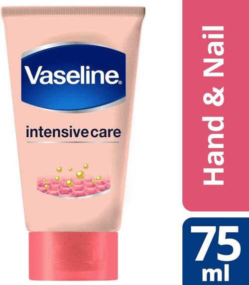 Vaseline Hand Cream for Very Dry Hands, Intensive Care Healthy Hands Stronger Nails Cream 75 ml - Image 4