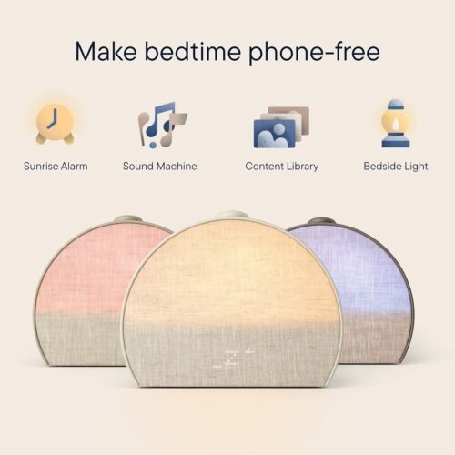 Hatch Restore 3 Sunrise Alarm Clock, Sound Machine, Smart Light (Putty) - White Noise, Screen-Free Sleep Routine - Image 3