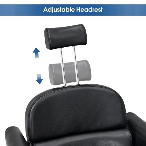 BarberPub Classic Recliner Leathern Barber Chair Antique Heavy Duty Hair Spa Salon Styling Beauty Equipment 3125 - Image 5