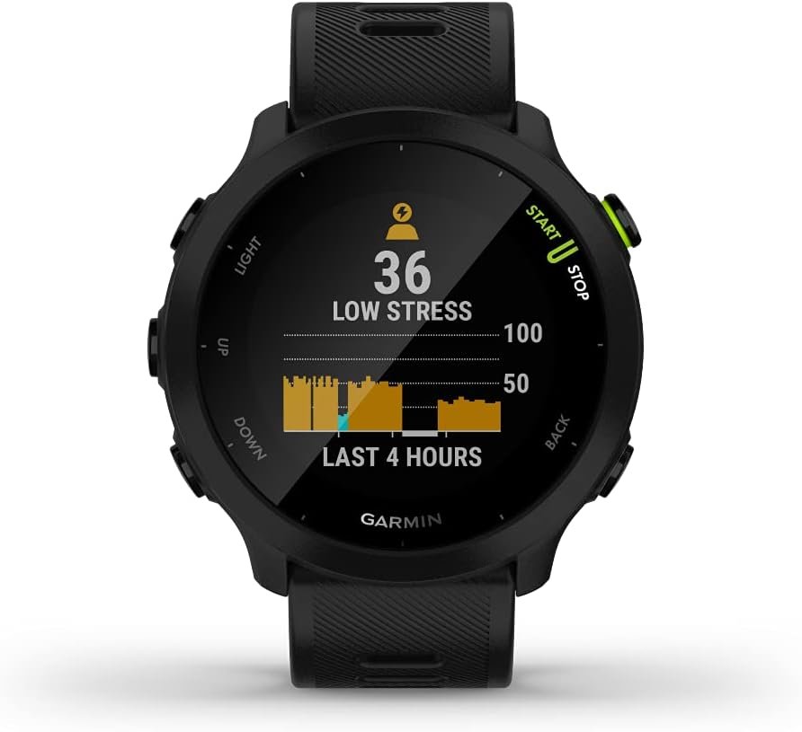 Garmin Forerunner 55, GPS Running Watch with Daily Suggested Workouts, Up to 2 weeks of Battery Life, Black - 010-02562-00 - Image 3