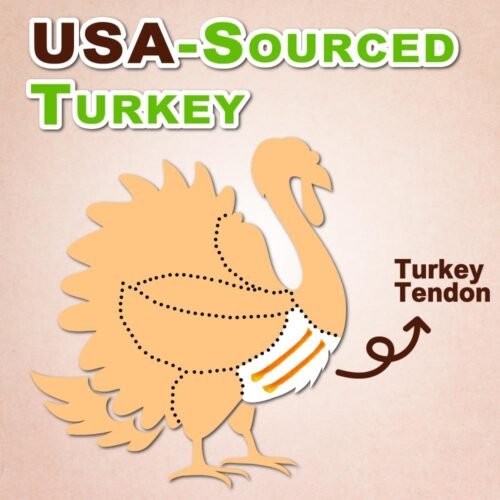 Afreschi Turkey Tendon Pretze (M) 3.17 oz, USA-Sourced Turkey Tendon, All Natural Human Grade Dog Chew, Hypoallergenic, Rawhide Alternative, Dog Treats for Medium Breeds - Image 4