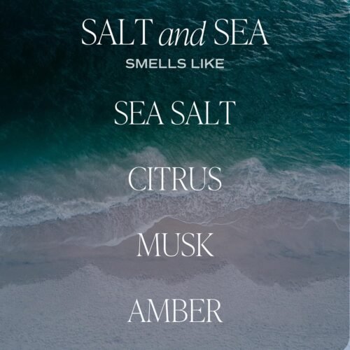 Sweet Water Decor Salt & Sea Reed Diffuser Set - Sea Salt Citrus & Musk Amber Scent Diffuser - Reed Diffusers for Home with Long Lasting Fragrance - Non-Toxic Oil Reed Diffuser - Made in the USA - Image 3