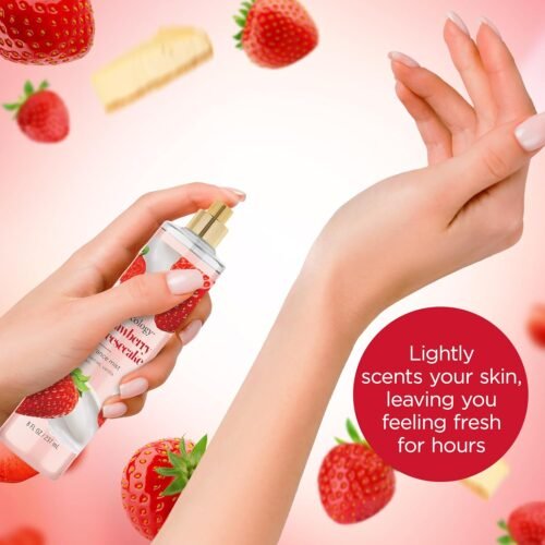 Bodycology Long-Lasting Fragrance Body Mist, Strawberry Cheesecake, 8 fl oz - Image 4