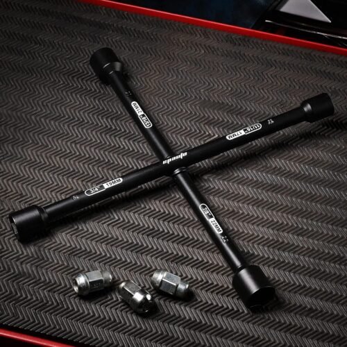 EPAuto 14" Heavy Duty Universal Lug Wrench, 4-Way Cross Wrench, Black - Image 3