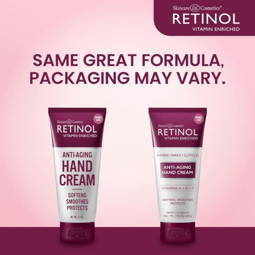Retinol Anti-Aging Hand Cream – The Original Retinol Brand For Younger Looking Hands –Rich, Velvety Hand Cream Conditions & Protects Skin, Nails & Cuticles - Image 3