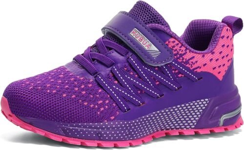 KUBUA Kids Sneakers for Boys Girls Running Tennis Shoes Lightweight Breathable Sport Athletic - Image 3