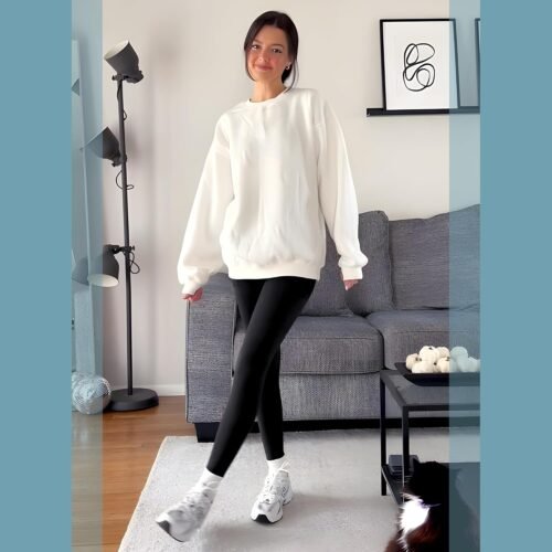 SINOPHANT High Waisted Leggings with Pockets Women, Full Length Capri Buttery Soft Stretchy Yoga Pants - Image 6
