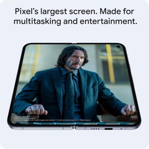 Google Pixel 10 Pro Fold - Unlocked Android Smartphone - Gemini AI Assistant - Advanced Triple Rear Camera System - 24+ Hour Battery - Foldable Display - Moonstone - 256 GB (2025 Model) - Image 4