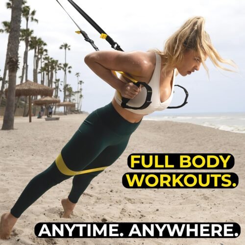 TRX All-in-ONE Suspension Training System: Full Body Workouts for Your Home Gym, Travel, and Outdoors | Includes Indoor & Outdoor Anchors, Workout Guide and Video Downloads - Image 3