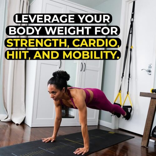 TRX All-in-ONE Suspension Training System: Full Body Workouts for Your Home Gym, Travel, and Outdoors | Includes Indoor & Outdoor Anchors, Workout Guide and Video Downloads - Image 4