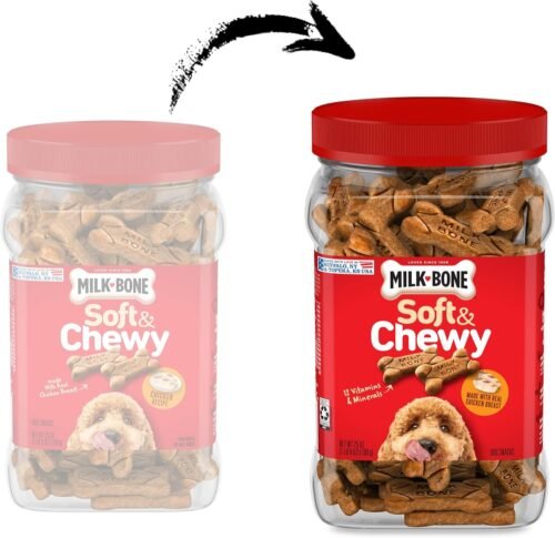 Milk-Bone Soft & Chewy Chicken Recipe Dog Treats, 25 Ounces (1 Count) - Image 3