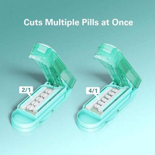 DEPAD Pill Cutter Splitter for Cutting Multiple Pills, Adjustable Pill Cutters Splitters for Small and Tiny Pills with Accurate Pill Alignment and Sharp Safe Blade - Image 3