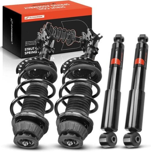 A-Premium Set (4) Front and Rear Complete Shock Absorber Strut & Coil Spring Assembly Compatible with Hyundai Accent 2012 2013 2014 2015 2016 2017, Driver and Passenger Side - Image 2