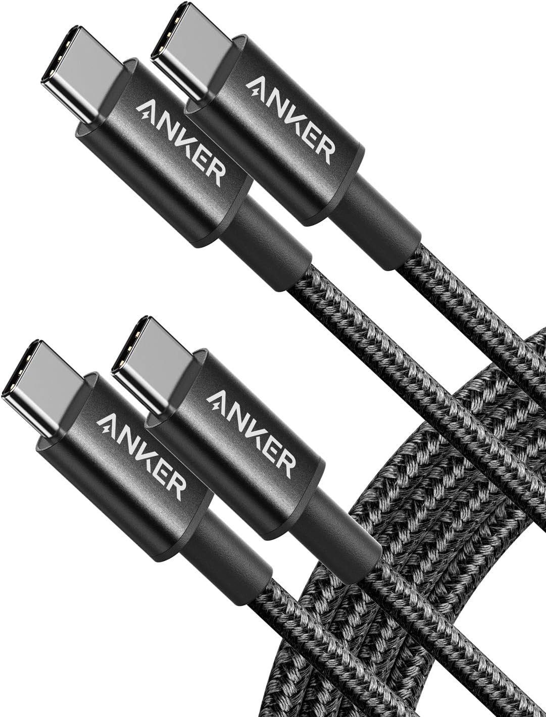 Anker USB C to USB C Cable, Type-C 60W Fast Charging Cable (6FT, 2Pack) for iPhone 16 Series, iPad mini 6 and More (Black) - Image 2
