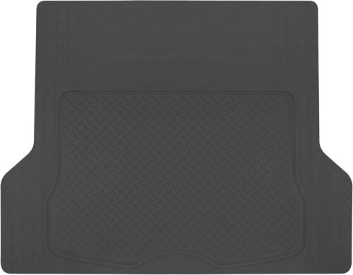 BDK Heavy Duty Rubber Cargo Mat Liner - All-Weather Trunk Protection, Trim-to-Fit Design for Cars, SUVs, Vans & Trucks - Non-Slip, Waterproof, Durable Cargo Floor Liner - 54" x 43.5" x 0.25" - Black - Image 2