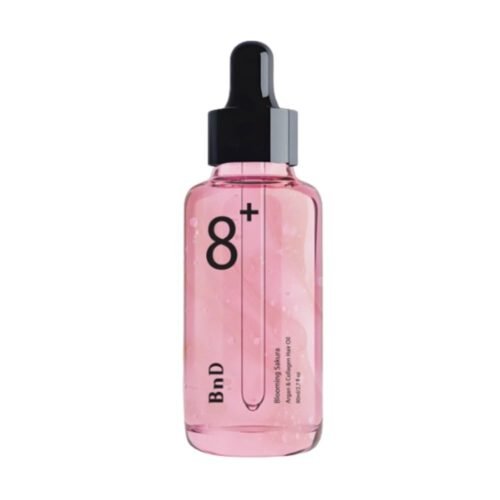 BnD Blooming SAKURA Argan＆Collagen Hair Oil 80ml/2.7 fl oz Leave-in Treatment Lightweight Hair Oil for Dry and Frizzy Hair Smooth Finish Floral Scent Non-Greasy Hair Care Korean Beauty - Image 2