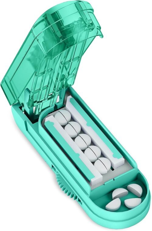 DEPAD Pill Cutter Splitter for Cutting Multiple Pills, Adjustable Pill Cutters Splitters for Small and Tiny Pills with Accurate Pill Alignment and Sharp Safe Blade - Image 2