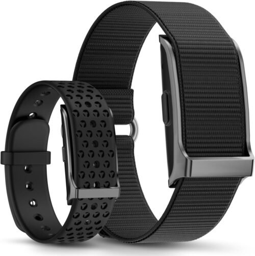 Health Fitness Tracker, Wearable Smart Bracelet for Men Women, Continuous Sleep/Heart Rate/Stress/Blood Pressure Monitor, IP68 Waterproof 120+Sports Modes, 2 Pack Bands, Free App for Android iPhone - Image 2