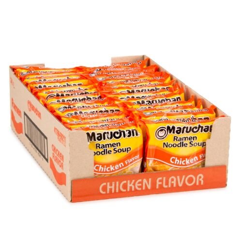 Maruchan Ramen Chicken, Instant Ramen Noodles, Ready to Eat Meals, 3 Oz, 24 Count - Image 2