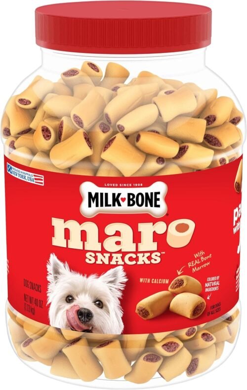Milk-Bone MaroSnacks Small Dog Treats With Bone Marrow, 40 Ounce Container - Image 2