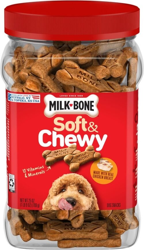 Milk-Bone Soft & Chewy Chicken Recipe Dog Treats, 25 Ounces (1 Count) - Image 2