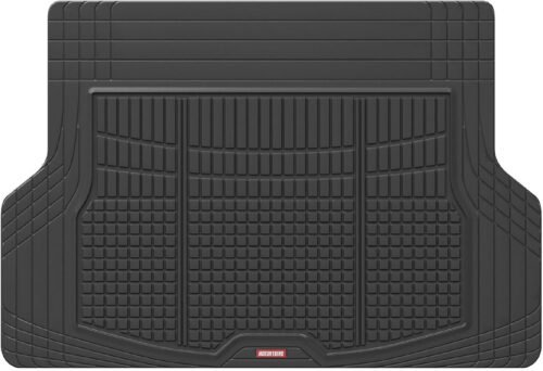 Motor Trend Premium FlexTough All-Protection Cargo Mat Liner – w/Traction Grips & Fresh Design, Heavy Duty Trimmable Trunk Liner for Car Truck SUV, Black (OF-985-BK) - Image 2
