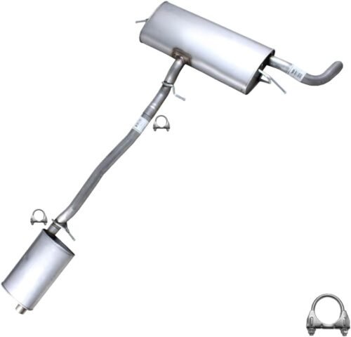 Northeastern Exhaust | Stainless Steel Muffler, Intermediate Pipe Exhaust System Kit Compatible for GMC Terrain & Chevrolet Equinox 2010-2017 2.4L | Free Clamps Included - Image 2
