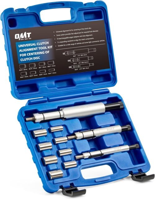 Orion Motor Tech Clutch Alignment Tool Kit, 11pc Universal Clutch Centering Tool Set for Clutch Disc Alignment, Heavy Duty Metric Clutch Plate Alignment Tools with 3 Spindles for Car Light Truck SUV - Image 2