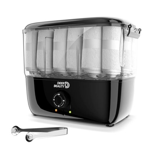 Towel Steamer-Hot Towel Warmer 600 W Tabletop Moist Towel Heater, Holds up to 18 Towels,30 Minute Auto Shut Timer,Professional Salon Equipment Towel Warmer for Facials,Spa,Barbers,Massage (Black) - Image 2