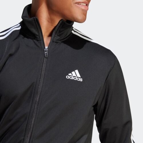 adidas Men's Size Basic 3-Stripes Tricot Track Suit - Image 3