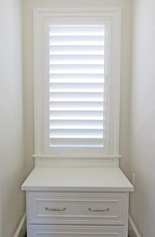 Suncraft Shutters -Plantation Shutters –Custom Made Window Blinds – No Front Tilt Rod - Easy DIY Installation – Interior Plantation Shutters -Privacy Blinds for Kitchen, Bath, Bedroom - Image 6