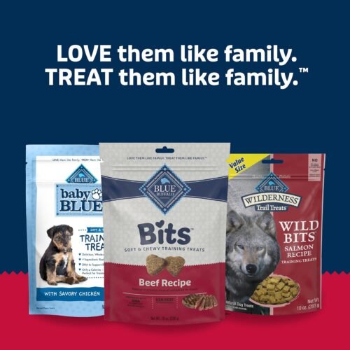 Blue Buffalo Bits Soft Dog Treats for Training, Made With Natural Ingredients & Enhanced with DHA, Beef Recipe, 19-oz Bag - Image 10