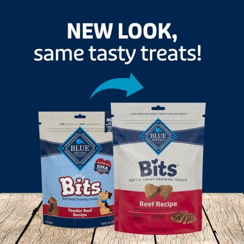 Blue Buffalo Bits Soft Dog Treats for Training, Made With Natural Ingredients & Enhanced with DHA, Beef Recipe, 19-oz Bag - Image 11