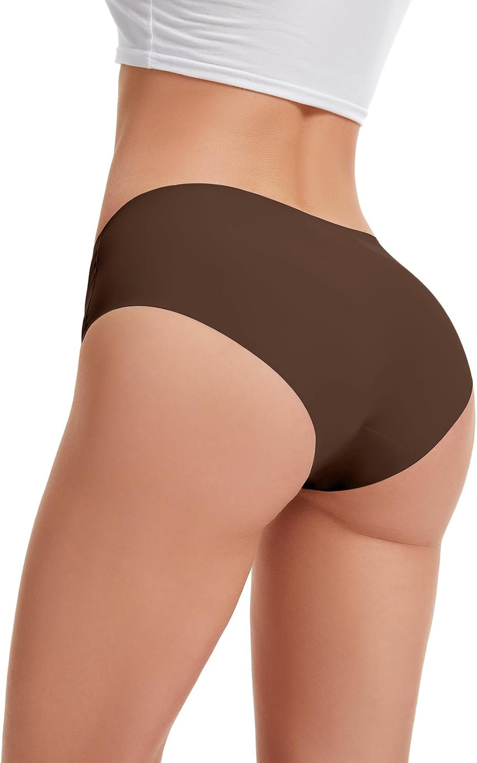Seamless Concealer Underwear V Waisted Invisible Proof Bikini Panties No Show Briefs for Women - Image 7