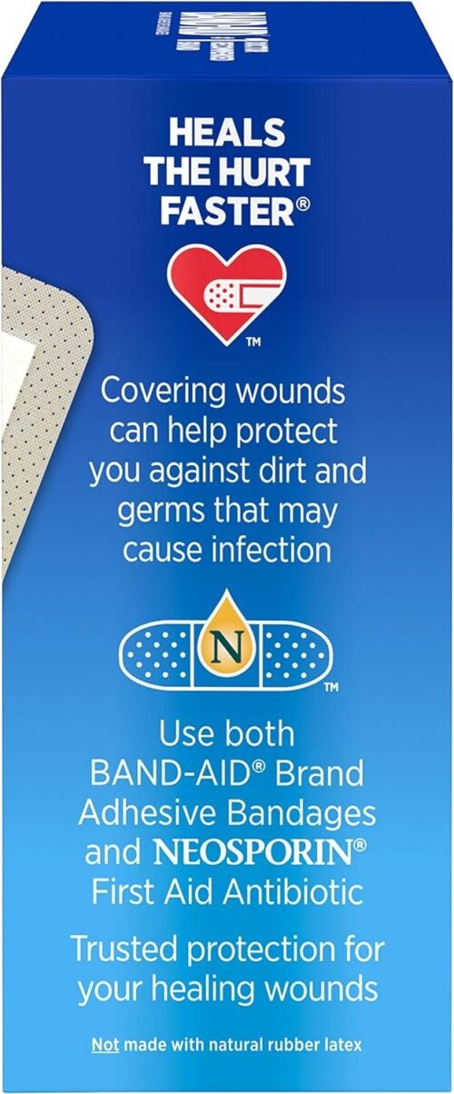 Band-Aid Brand Tru-Stay Sheer Strips Adhesive Sterile Bandages for First Aid & Wound Protection, Individually Wrapped Wound Care Bandages for Minor Cuts & Scrapes, Assorted Sizes, 80 ct - Image 11