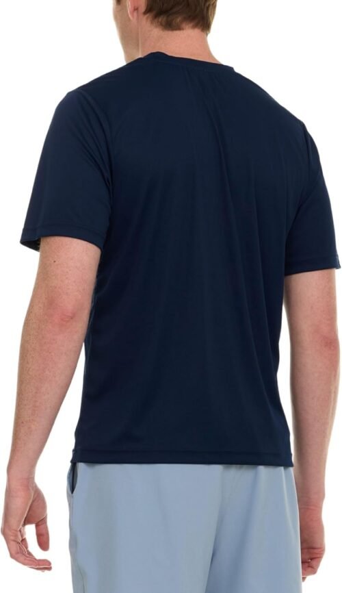Reebok Rash Guard for Men Short Sleeve, Mens Swim Shirt, Sun Shirt UPF+ 50 UV Protection - Image 4