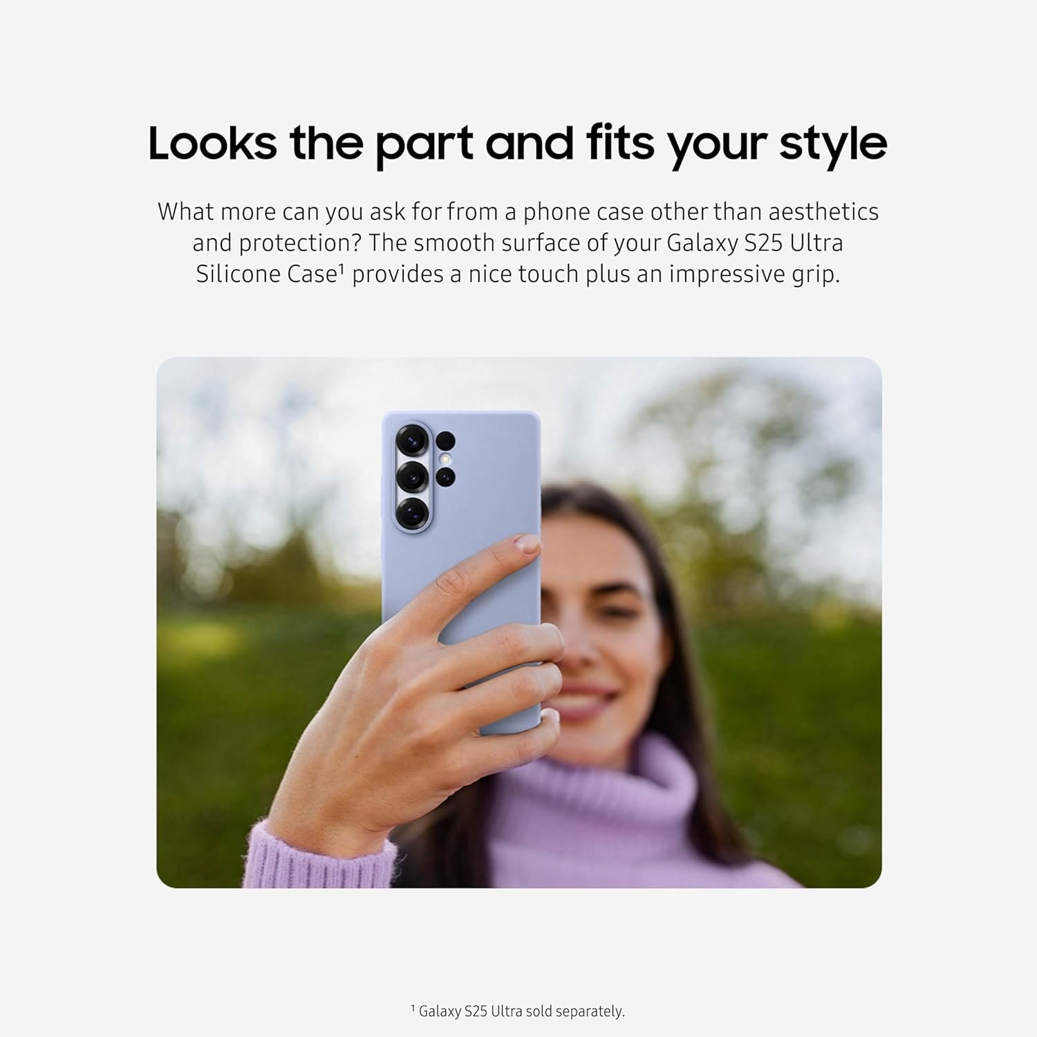 Samsung Galaxy S25 Ultra Silicone Phone Case, Protective Cover, Color Variety, Smooth Grip, Durable Design, Snug Fit, US Version, EF-PS938CBEGUS, Black - Image 4