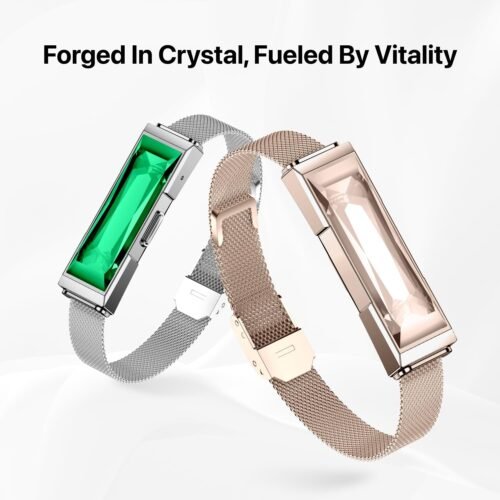 Smart Health Wristband, Wearable Activity & Fitness Tracker Band, 24/7 Sleep Tracker, All-Day Automatic Continuous Heart Rate Tracking, HRV Monitor, Blood Pressure, Stress, 2 Bands, with Free APP - Image 8